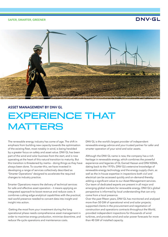 Asset management brochure