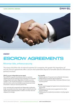 escrow agreements