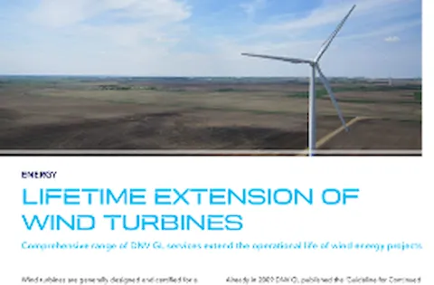 Lifetime extension of wind turbines