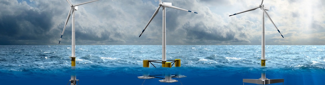 Coupled analysis of floating wind turbines