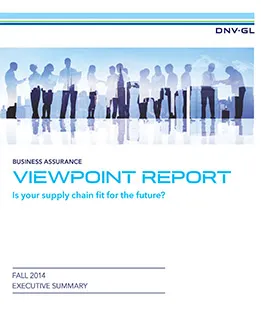 ViewPoint report - Is your supply chain fit for the future?