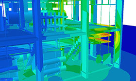 爆発シミュレーションソフトウェア - CFD (computational fluid dynamics：数値流体力学) 爆発 - Kameleon FireEx - KFX Exsim