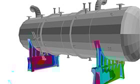 海上の受動的防火ソフトウェア - 構造応答解析 - KFX Usfos