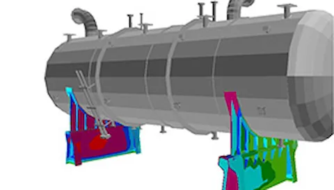 海上の受動的防火ソフトウェア - 構造応答解析 - KFX Usfos
