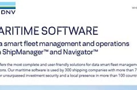 Maritime software overview フライヤー
