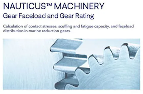 Nauticus Machinery - Gear Faceload and Gear Rating フライヤー