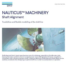 Nauticus Machinery - Shaft Alignment フライヤー