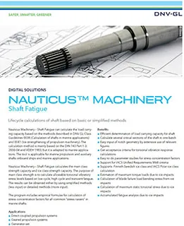 Nauticus Machinery - Shaft Fatigue フライヤー