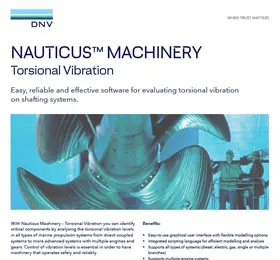 Nauticus Machinery - Torsional Vibration フライヤー