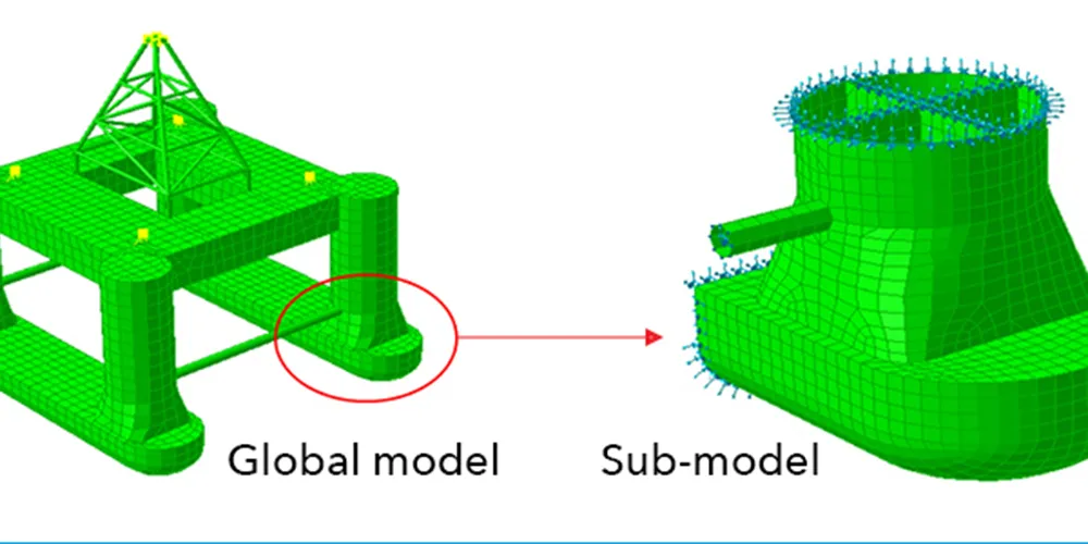 Sesam GeniE - Submod software module for sub-modelling