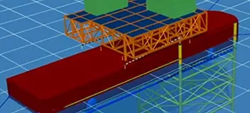 Sesam marine systems for simulation of deck mating ビデオ