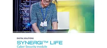 Synergi Life Cyber Security フライヤー
