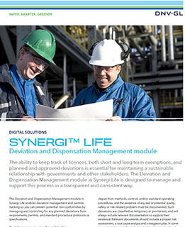 Synergi Life Permit Management フライヤー