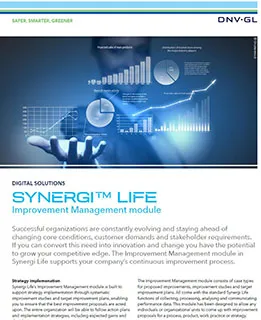 Synergi Life Improvement Management フライヤー